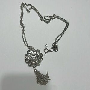 Lucky brand medallion necklace